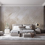 Wall murals White lines on a white surface
