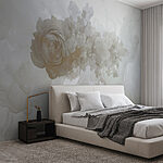 Wall murals White flower in water