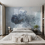 Wall murals Flower in water