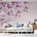 Wall murals Delicate orchids in soft hues