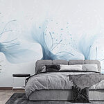 Wall murals Delicate flowers in soft hues