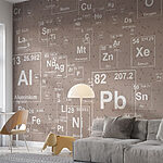 Wall murals Pattern of periodic table elements