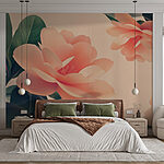 Wall murals Delicate blossoms in soft hues