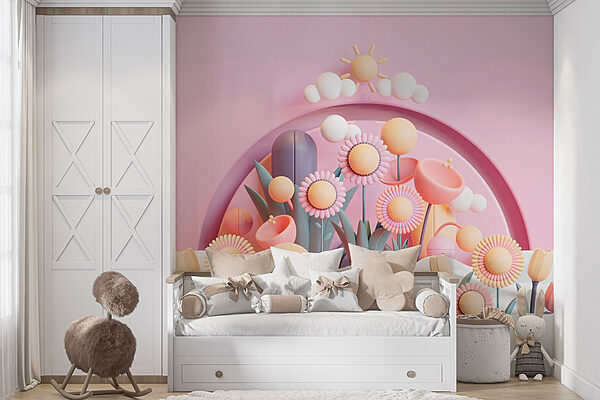 Group of flowers and plants Wall murals Group of flowers and plants