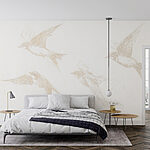 Wall murals Group of birds flying
