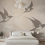 Wall murals Group of birds flying