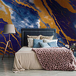 Wall murals Dynamic swirls of nature's palette