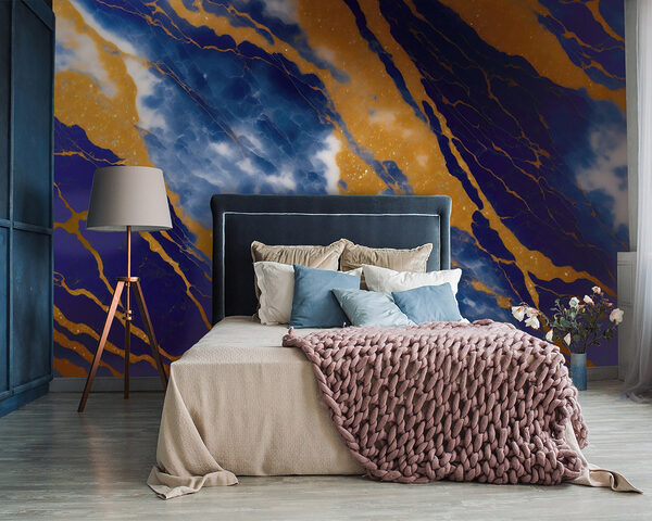 Dynamic swirls of nature's palette Wall murals Dynamic swirls of nature's palette