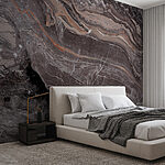 Wall murals Textured layers of natural stone.