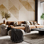 Wall murals Geometric patterns in neutral tones