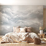 Wall murals Cloudy sky with many clouds