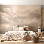Wall murals Soft clouds in a tranquil sky