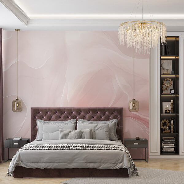 Soft waves of gentle hues Wall murals Soft waves of gentle hues