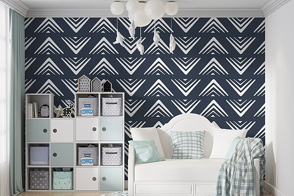 Pattern of triangles Wall murals Pattern of triangles