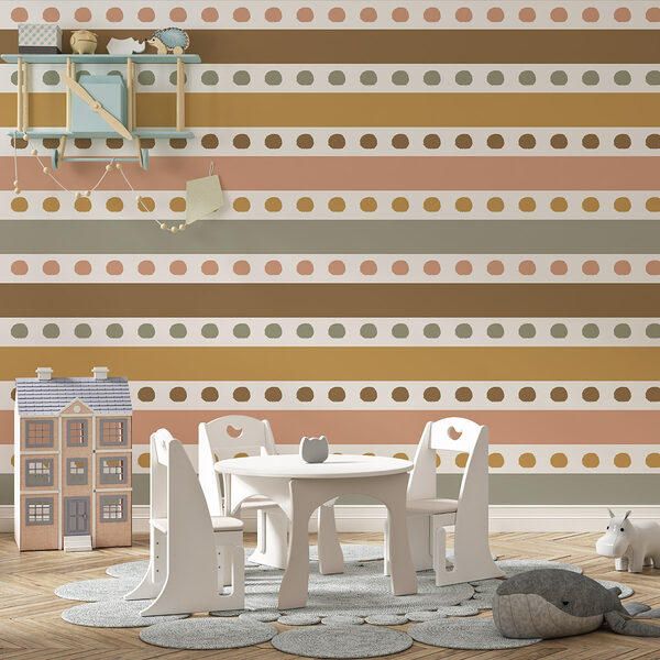 Pattern of colorful dots Wall murals Pattern of colorful dots