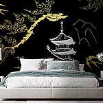 Wall murals Intricate design with nature's touch