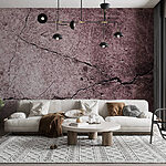 Wall murals Cracked texture in soft hues