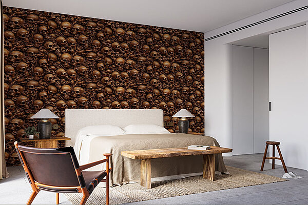 Pile of skulls Wall murals Pile of skulls