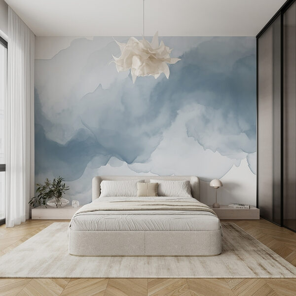 Soft hues blend in gentle waves Wall murals Soft hues blend in gentle waves