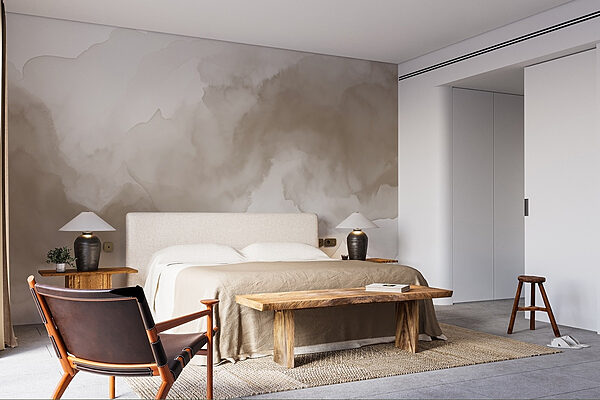 Wall murals Soft, flowing hues of tranquility