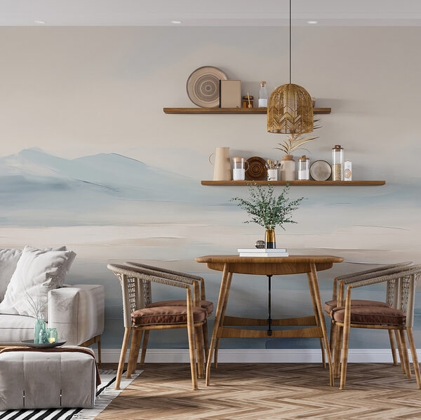 Painting of a landscape Wall mural Painting of a landscape