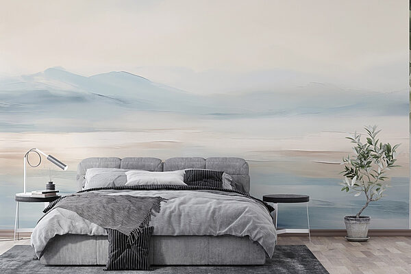 Painting of a landscape Wall murals Painting of a landscape