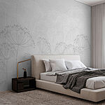 Wall murals White flower pattern