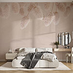 Wall murals Group of fluffy flowers
