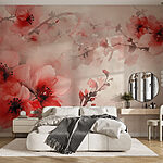 Wall murals Soft petals in gentle hues.