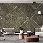 Wall murals Grey and white patterned surface