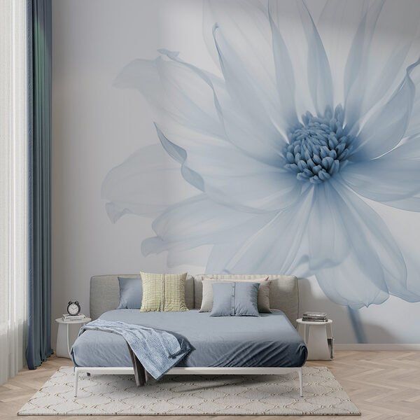 Wall murals Delicate petals in soft hues