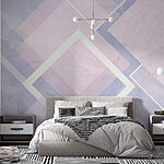 Wall murals Soft pastel geometric patterns in harmony
