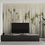 Wall murals Group of trees in a forest