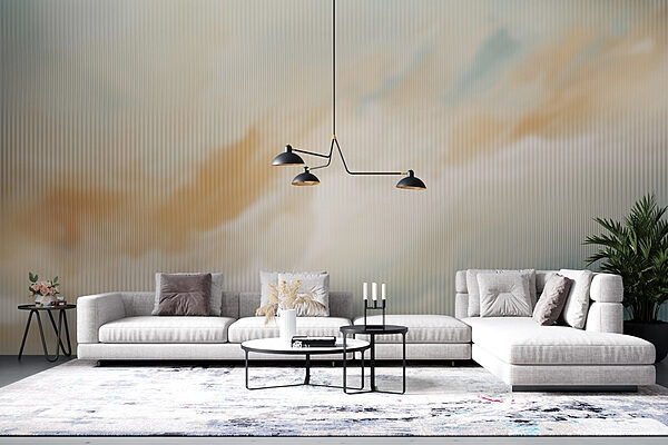 Blurry image of a cloud Wall murals Blurry image of a cloud