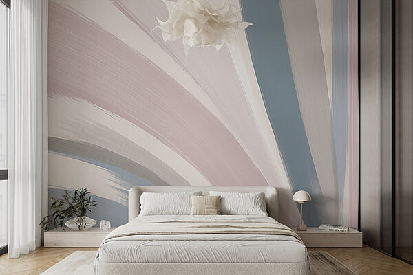 Soft hues blending in harmony Wall murals Soft hues blending in harmony