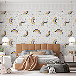 Wall murals Pattern of colorful rainbows