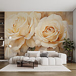 Wall murals Beautiful roses in soft hues.