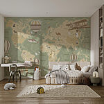 Wall murals Hot air balloon in the sky