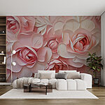 Wall murals Elegant blossoms in soft hues.