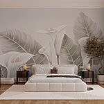 Wall murals Nature's elegance in soft tones