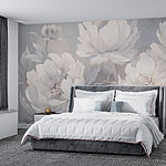 Wall murals Soft petals in muted hues
