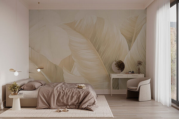 Soft textures in muted tones Wall murals Soft textures in muted tones
