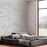 Wall murals Tree with branches on a white background