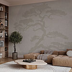 Wall murals Tree with branches and leaves
