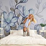 Wall murals Delicate blooms in soft hues