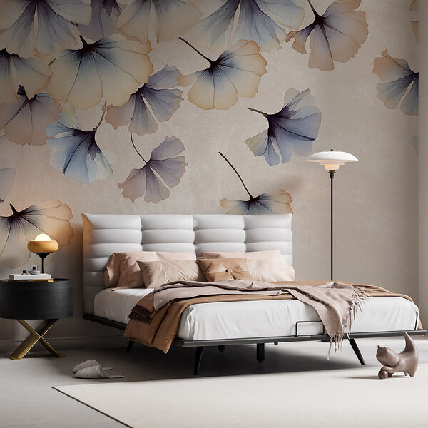 Delicate petals dancing in the breeze Wall murals Delicate petals dancing in the breeze