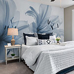 Wall murals Delicate blossoms in soft hues.