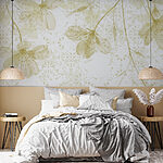 Wall murals Delicate blooms in soft hues.