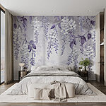 Wall murals Delicate blooms in soft hues