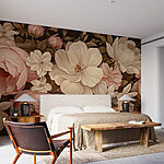 Wall murals Vibrant blooms in soft hues.